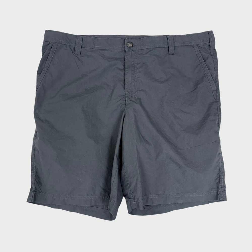 Columbia Mens Size 42 Waist 10 Inseam Shorts 100% Cotton Gray